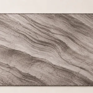 Desk mat printed with a warm macro photograph of natural grain texture