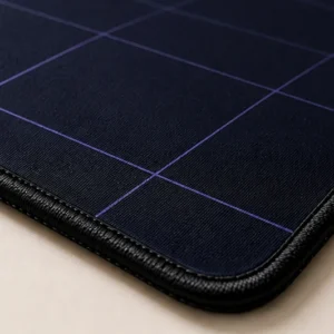 Close-up of the weave and stitched edge of the Nightfall Cyber XL